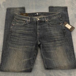 NWT 7 For All Mankind Slimmy Jeans 34